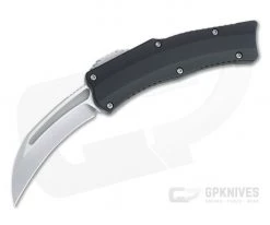 Heretic Custom Roc Prototype Hand Ground Stonewashed Elmax Hawkbill OTF Automatic 4724