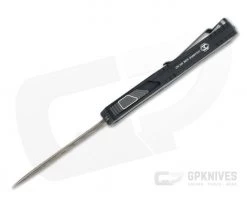 Heretic Custom Colossus D/E Bakers Forge Damascus Black Dunes Fat Carbon OTF Automatic 4727 -EDC (Every Day Carry) Shop 4727 3