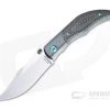 Alan Folts Sultan Satin CPM 154 Zirconium Bolstered Carbon Fiber Folder 4752 -EDC (Every Day Carry) Shop 4752 1