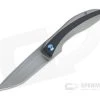 Simeon Custom Knives IcePick Rhino Flipper Smoke CPM 154 Black G10 Titanium Folder 4758 -EDC (Every Day Carry) Shop 4758 1