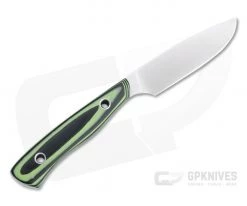 Camerer Knives Workman Drop Point Elmax Green and Black G10 Custom Fixed Blade 4760 -EDC (Every Day Carry) Shop 4760 3
