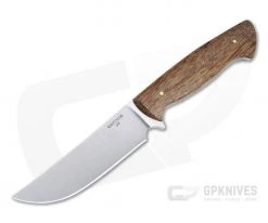 Camerer Knives Trailing Point Forged 8670 Red Palm Wood Custom Fixed Blade 4780