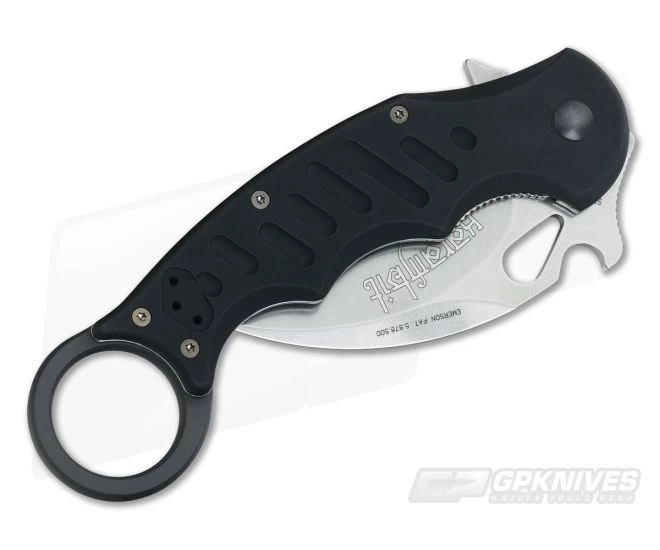 Fox Knives 478 Karambit Black Aluminum Stonewash Blade 478BSW 4 Fox Knives 478 Karambit Black Aluminum Stonewash Blade 478BSW - Image 2