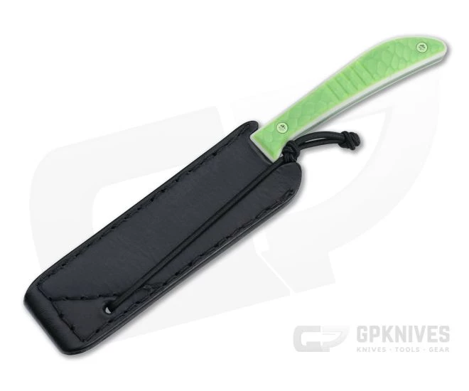 Lhotak Designs RL5 Scrap Knife ATI 425 Green Snake Juma and Elforyn Fixed Blade 4794 4 Lhotak Designs RL5 Scrap Knife ATI 425 Green Snake Juma and Elforyn Fixed Blade 4794 - Image 2