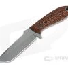 Tom Krein Custom Tank Tanto Acid Washed Nitro-V Anso Milled Pumpkin G10 Fixed Blade -EDC (Every Day Carry) Shop 4805 1