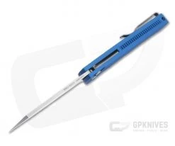 Protech Malibu Flipper Reverse Tanto Stonewashed 20CV Textured Blue Aluminum Folder 5205-BLUE -EDC (Every Day Carry) Shop 5205 blue 3 1