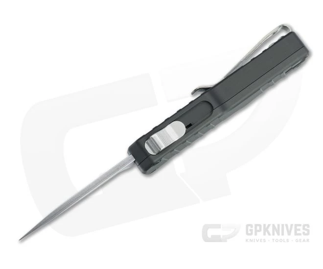 HK Micro Incursion Clip Point Tumbled 154CM Gray Aluminum CA Legal OTF Automatic 54032 5 HK Micro Incursion Clip Point Tumbled 154CM Gray Aluminum CA Legal OTF Automatic 54032 - Image 3
