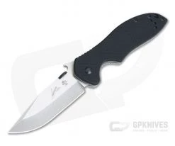 Kershaw Emerson CQC-6K D2 Steel Clip Point Frame Lock 6034D2