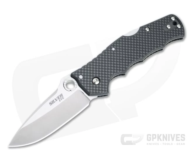 Cold Steel Silver Eye Elite Spear Point S35VN Carbon Fiber Folder 62QCFB 3 Cold Steel Silver Eye Elite Spear Point S35VN Carbon Fiber Folder 62QCFB