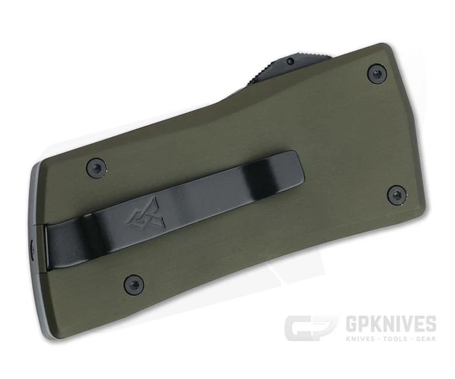 Axial Dart Tanto Blackwash 20CV OD Green CA Legal OTF Automatic 4 Axial Dart Tanto Blackwash 20CV OD Green CA Legal OTF Automatic - Image 2