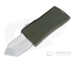 Axial Dart Tanto Stonewashed 20CV OD Green CA Legal OTF Automatic