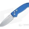 Hogue Ballista I Drop Point Stonewashed 154CM Blue Aluminum Button Lock Automatic Folder 64133 -EDC (Every Day Carry) Shop 64133 1 1