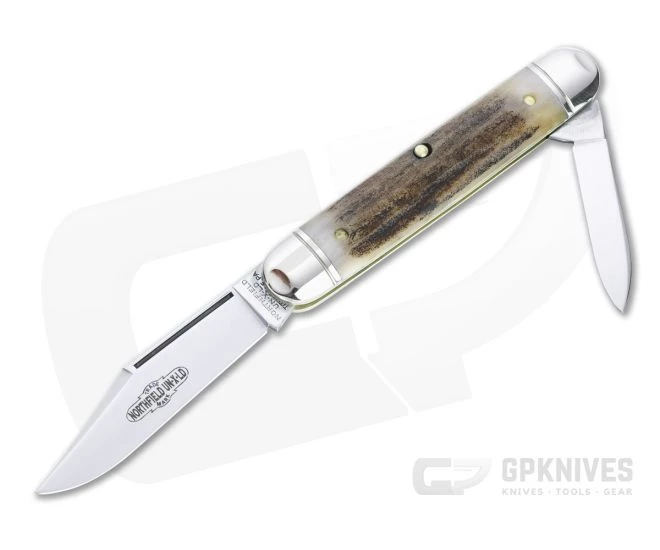 Northfield UN-X-LD #68 White Owl Sambar Stag Slip Joint 681221-09 3 Northfield UN-X-LD #68 White Owl Sambar Stag Slip Joint 681221-09