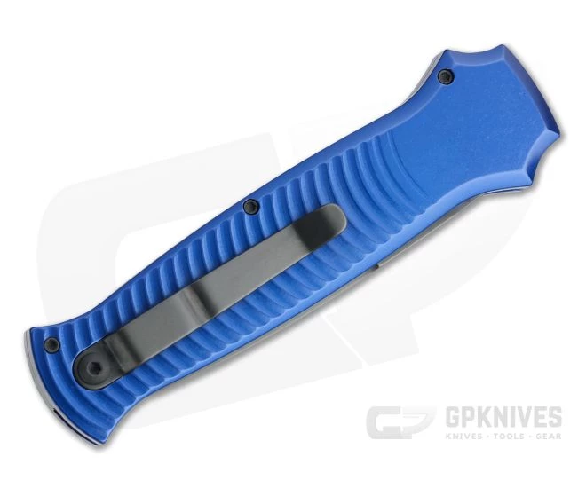 Piranha P6 Bodyguard Tactical PVD S30V Blue Button Lock Automatic 4 Piranha P6 Bodyguard Tactical PVD S30V Blue Button Lock Automatic - Image 2