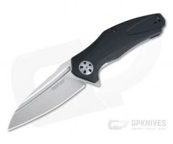 Kershaw Natrix Black G10 Stonewashed Stainless Steel KVT Bearing Sub-Frame Lock Flipper 7007
