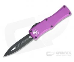 Microtech Hera D/E Black Double Edge Violet OTF Automatic 702-1VI