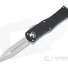 Microtech Hera D/E Satin Double Edge Black OTF Automatic 702-4 -EDC (Every Day Carry) Shop 702 4 1