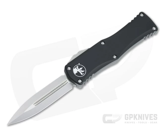 Microtech Hera D/E Satin Double Edge Black OTF Automatic 702-4 3 Microtech Hera D/E Satin Double Edge Black OTF Automatic 702-4