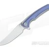 WE Knife Co 704B Flipper Blue Ti Rubbed Satin M390 -EDC (Every Day Carry) Shop 704b