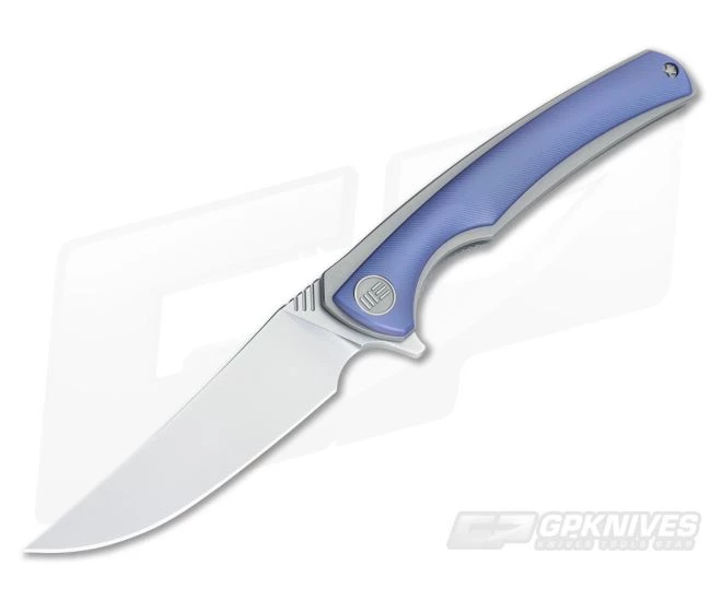 WE Knife Co 704B Flipper Blue Ti Rubbed Satin M390 3 WE Knife Co 704B Flipper Blue Ti Rubbed Satin M390