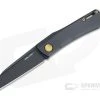 Real Steel Solis Sheepsfoot Black N690 Gold/Black Titanium Slip Joint Folder 7063G -EDC (Every Day Carry) Shop 7063g 1