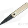 Protech Godson Black DLC 154CM Stonewashed Bronze Aluminum Automatic Knife 7112