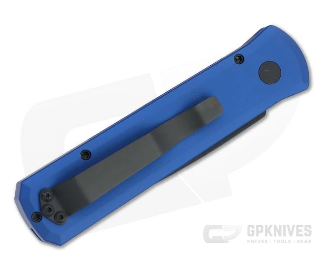 Protech Knives Godson Black DLC 154CM Blue Automatic Knife 721-BLUE 4 Protech Knives Godson Black DLC 154CM Blue Automatic Knife 721-BLUE - Image 2