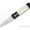 Protech Knives Godson Tuxedo Satin Blade Ivory Micarta Inlays 751 -EDC (Every Day Carry) Shop 751 1
