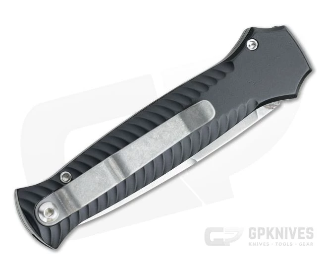 Piranha P7 Miniguard Stonewashed S30V Black Button Lock Automatic 4 Piranha P7 Miniguard Stonewashed S30V Black Button Lock Automatic - Image 2