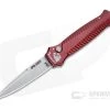 Piranha P7 Miniguard Stonewashed S30V Red Button Lock Automatic -EDC (Every Day Carry) Shop 7r 1