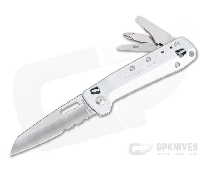 Leatherman Free K2X Silver Multi-Function Pocket Knife 832652 3 Leatherman Free K2X Silver Multi-Function Pocket Knife 832652
