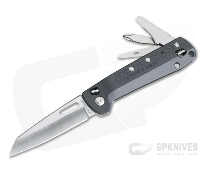 Leatherman Free K2 Slate Gray Multi-Function Pocket Knife 832656 3 Leatherman Free K2 Slate Gray Multi-Function Pocket Knife 832656