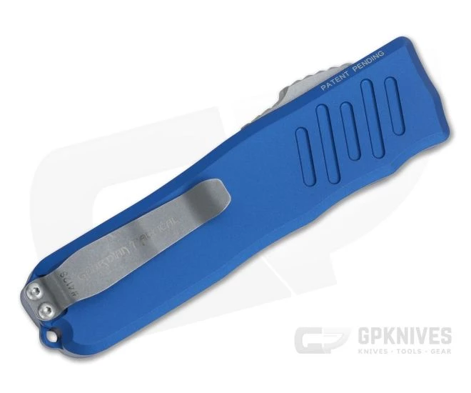 Guardian Tactical Recon-035 Blue Stonewashed Elmax Tanto D/A OTF Automatic 94521-BLUE 4 Guardian Tactical Recon-035 Blue Stonewashed Elmax Tanto D/A OTF Automatic 94521-BLUE - Image 2