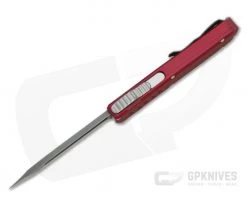 Guardian Tactical Recon-035 Red Stonewashed Elmax Tanto OTF Automatic 94521-RED -EDC (Every Day Carry) Shop 94521 red 3