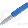 Guardian Tactical Recon-035 Stonewashed Elmax Double Edge Blue OTF Automatic 94531 -EDC (Every Day Carry) Shop 94531 blue 1