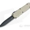 Guardian Tactical Recon-035 Desert Tan Black Elmax Single Edge D/A OTF Automatic 97111 -EDC (Every Day Carry) Shop 97111