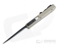 Guardian Tactical Recon-035 Dark Stonewashed Elmax Single Edge Desert Tan D/A OTF Automatic 97611 -EDC (Every Day Carry) Shop 97611 3