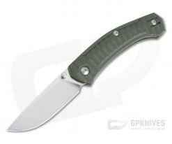 GiantMouse ACE Iona Olive Drab FRN Satin M390 Liner Lock Folder