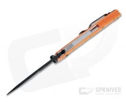 Demko Knives AD20.5 Clip Point Black DLC Plain Edge Orange FRN Shark Lock Folder -EDC (Every Day Carry) Shop ad20.5 cp blk org 3