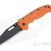 Demko Knives AD20.5 Sharksfoot Black DLC Plain Edge Orange FRN Shark Lock Folder -EDC (Every Day Carry) Shop ad20.5 sf blk org 1