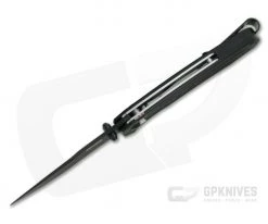 SOG Banner Black Cerakote Plain S35VN Aluminum USA Assisted Button Lock Folder BA1001-BX -EDC (Every Day Carry) Shop ba1001 bx 3