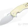GiantMouse ACE Biblio Brass Satin M390 Liner Lock Flipper -EDC (Every Day Carry) Shop biblio brass 1