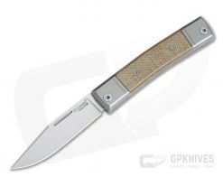 LionSteel BestMan Traditional Slip Joint M390 Natural Micarta BM1-CVN