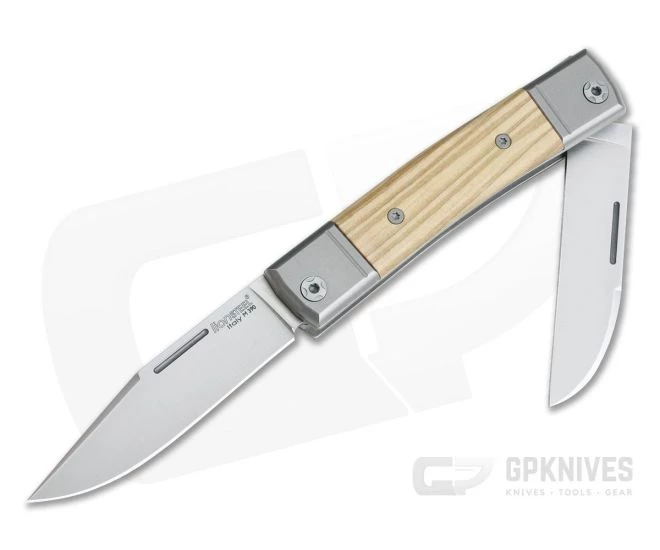 LionSteel BestMan 2-Blade Slip Joint M390 Olive Wood BM13-UL 3 LionSteel BestMan 2-Blade Slip Joint M390 Olive Wood BM13-UL