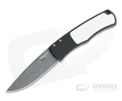 Protech BR-1 Magic Whiskers Automatic Damascus LTD Tuxedo Bolster Release Folder BR-1.51
