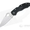 Byrd Harrier 2 Lightweight Black FRN Satin Plain Edge Folder 01PBK2