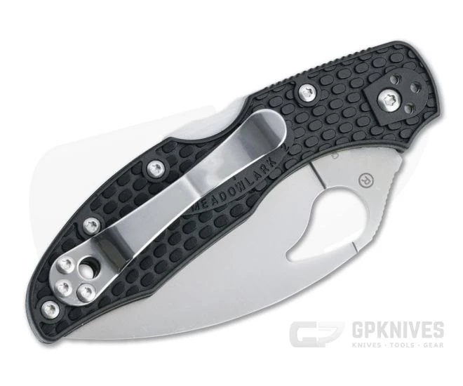 Byrd Meadowlark 2 Wharncliffe Lightweight Black FRN Satin Plain Edge Folder BY04PBKWC2 4 Byrd Meadowlark 2 Wharncliffe Lightweight Black FRN Satin Plain Edge Folder BY04PBKWC2 - Image 2