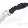 Byrd Hawkbill Lightweight Black FRN Satin Serrated Edge 22SBK