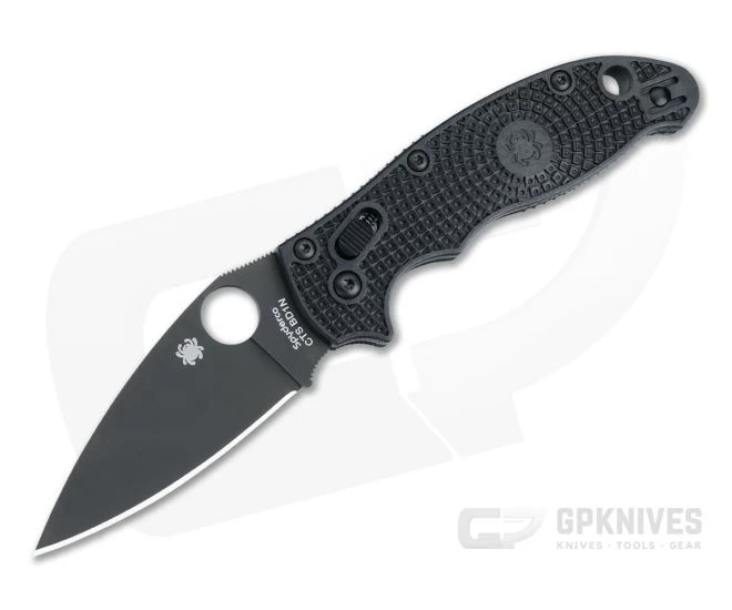 Spyderco Manix 2 Lightweight CQI DLC BD1N Black FRCP Folder C101PBBK2 3 Spyderco Manix 2 Lightweight CQI DLC BD1N Black FRCP Folder C101PBBK2