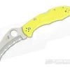 Spyderco Tasman Salt 2 Serrated H1 Yellow FRN Back Lock Folder C106SYL2 -EDC (Every Day Carry) Shop c106syl2 1